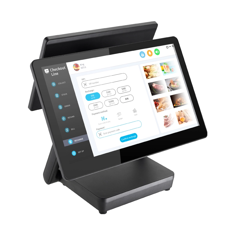 desktop dual screen pos terminal