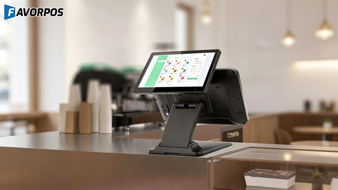 dual screen 15.6 inch desktop pos terminal factory