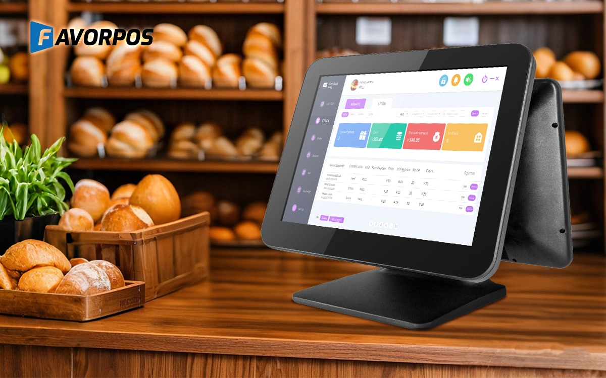 dual screen 15 inch pos systems factory