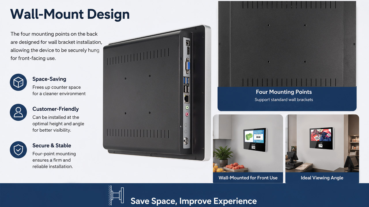 easy to install wall mounted price checker supplier