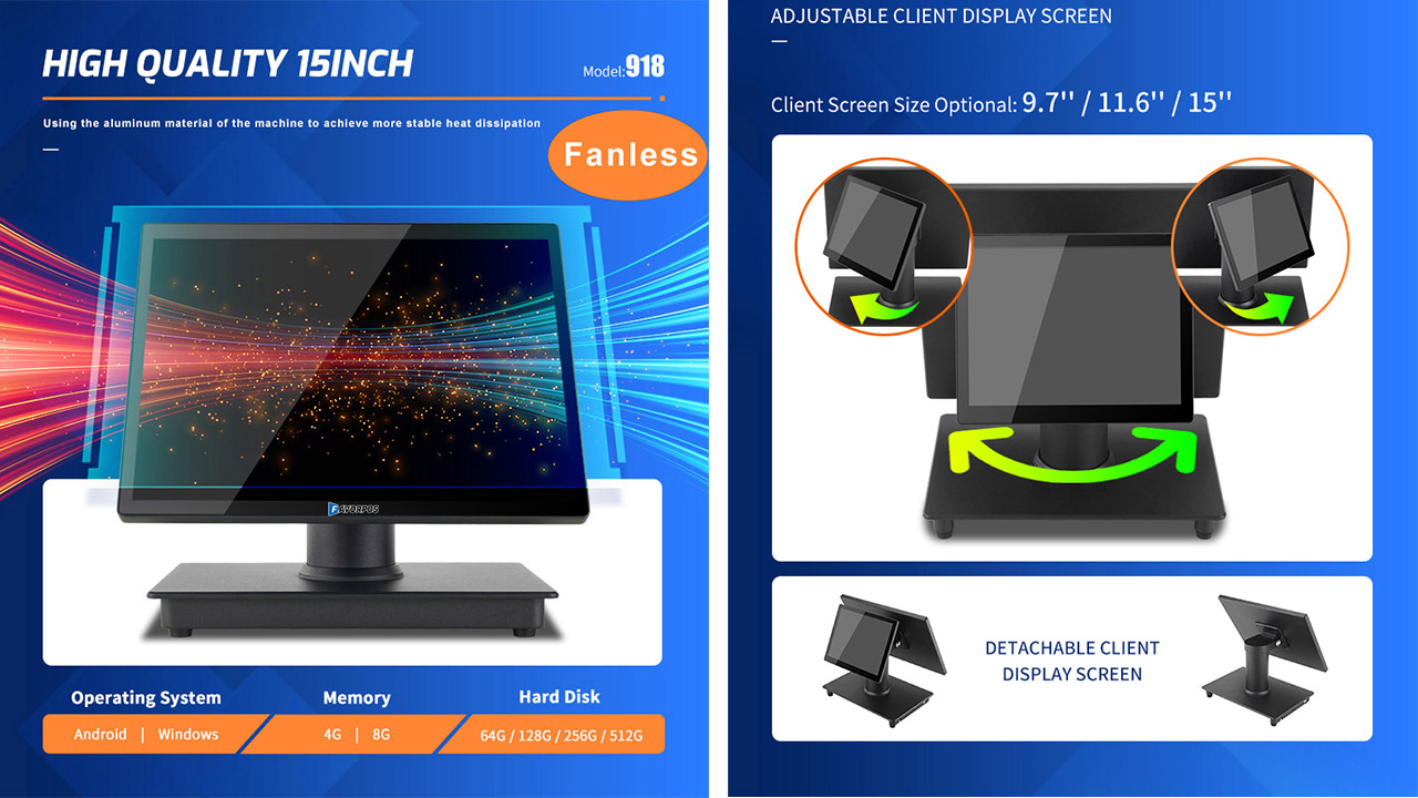 fanless design pos terminal factory