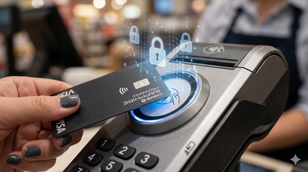 Hardware-driven P2PE encryption on secure NFC POS terminal