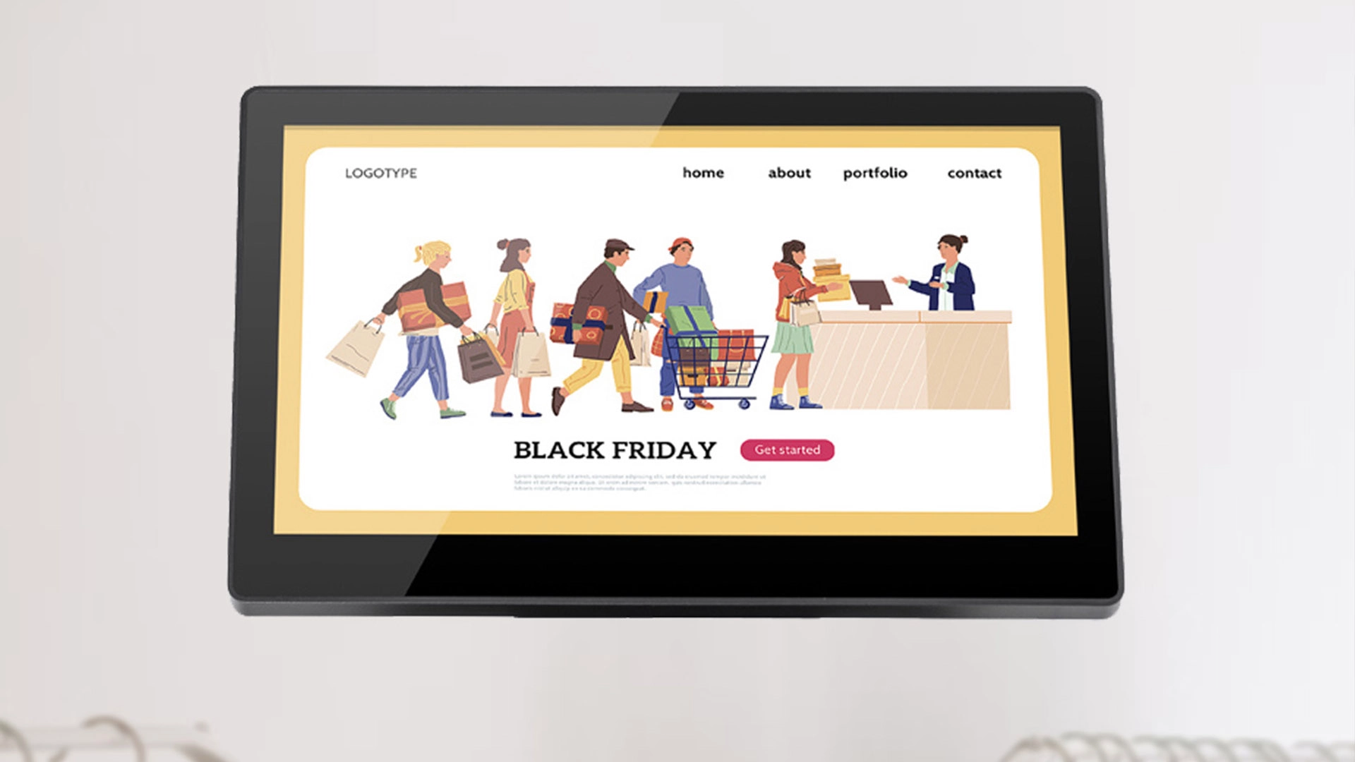 Multifunctional-POS-monitor-application-for-clothing-retailers Multifunctional POS monitor application for clothing retailers