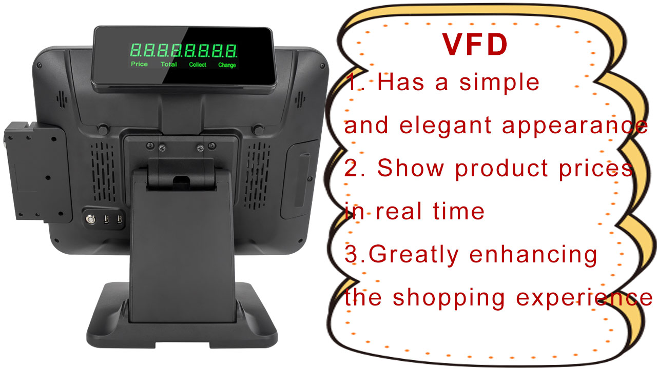 pos machine with vfd factory