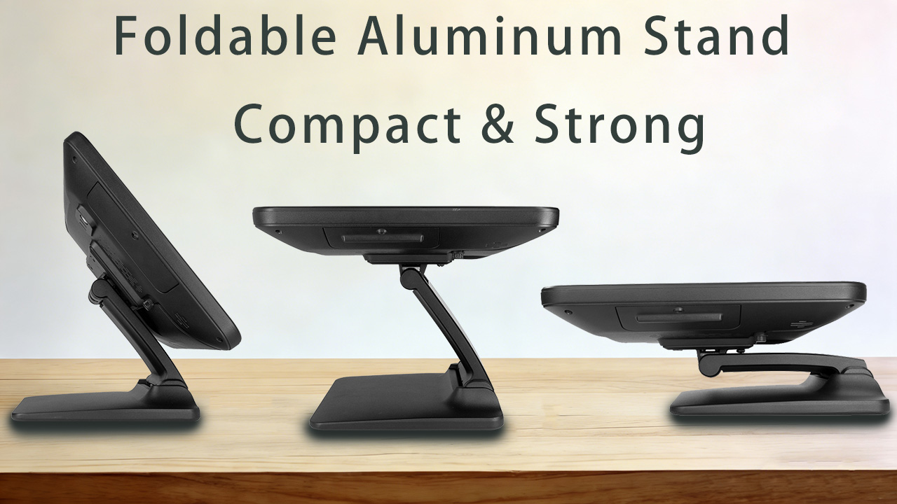 pos terminal with aluminum stand factory