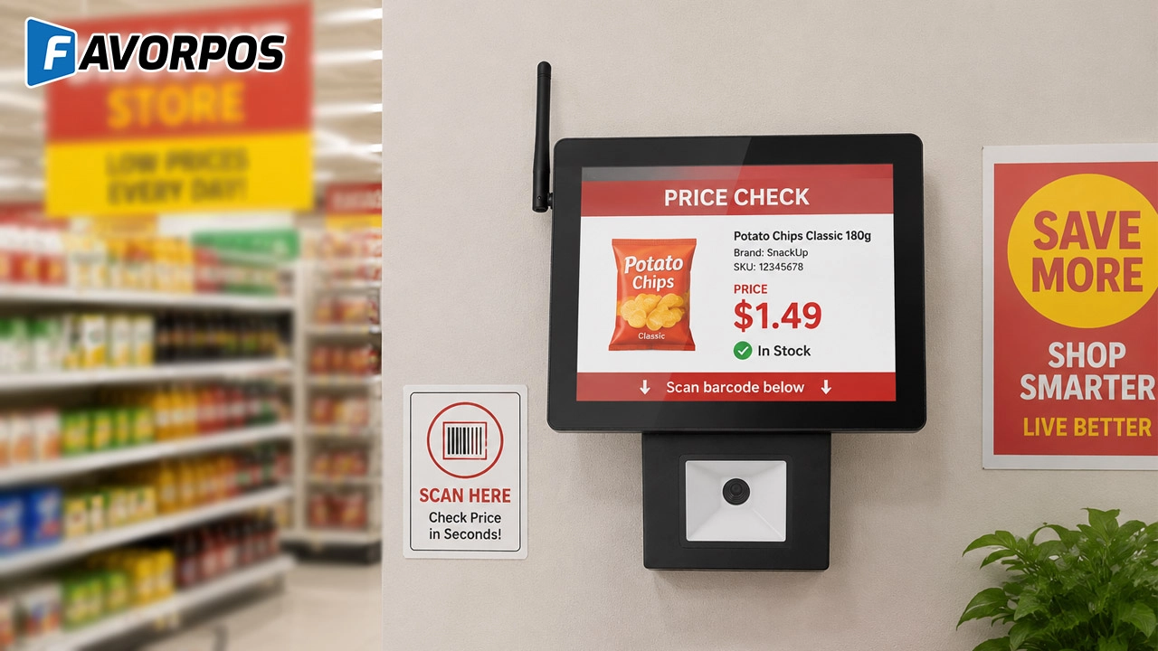 promotional store price checker factory