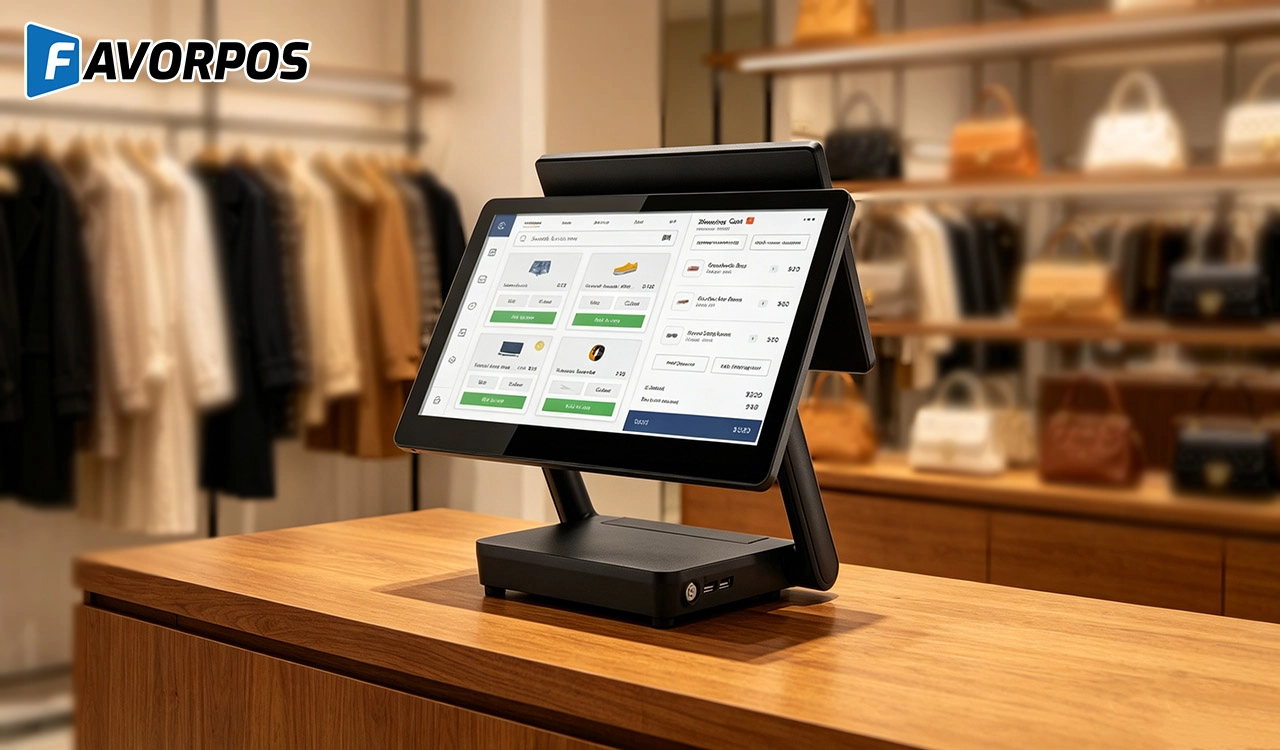 reail shops pos terminal