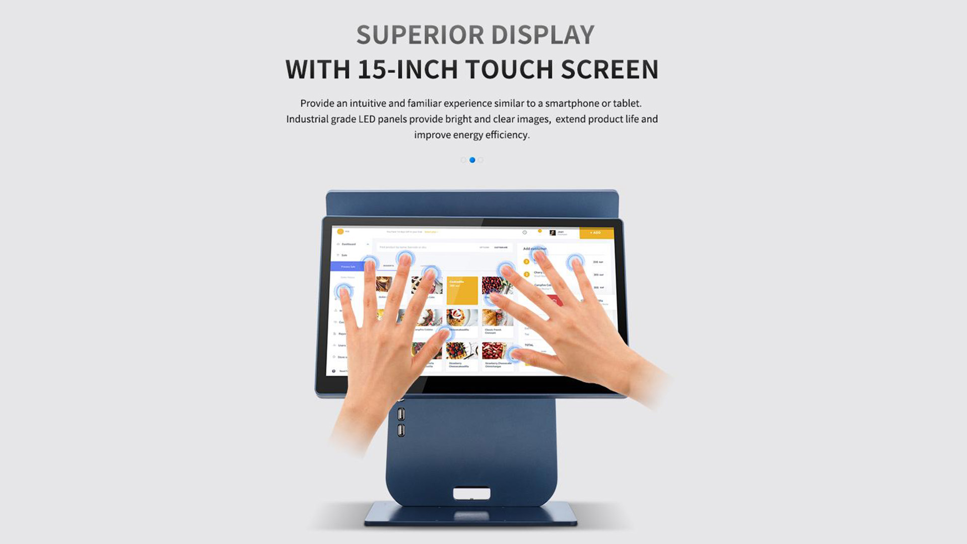 Smart POS Solution for Large Supermarkets