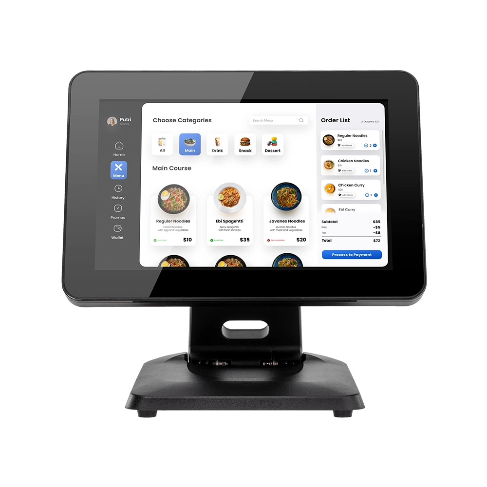 touch screen cash register machine