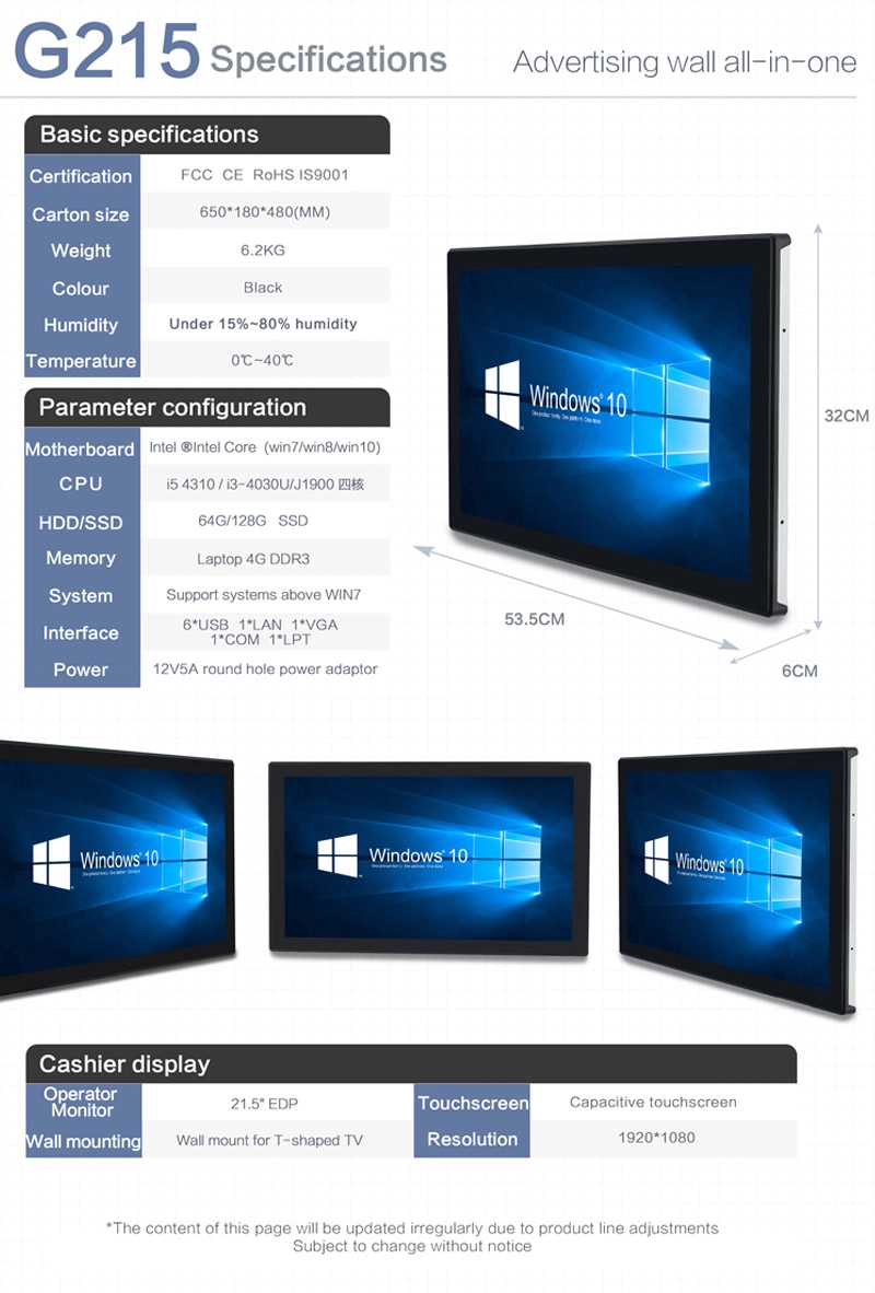 wall mounted point of sales