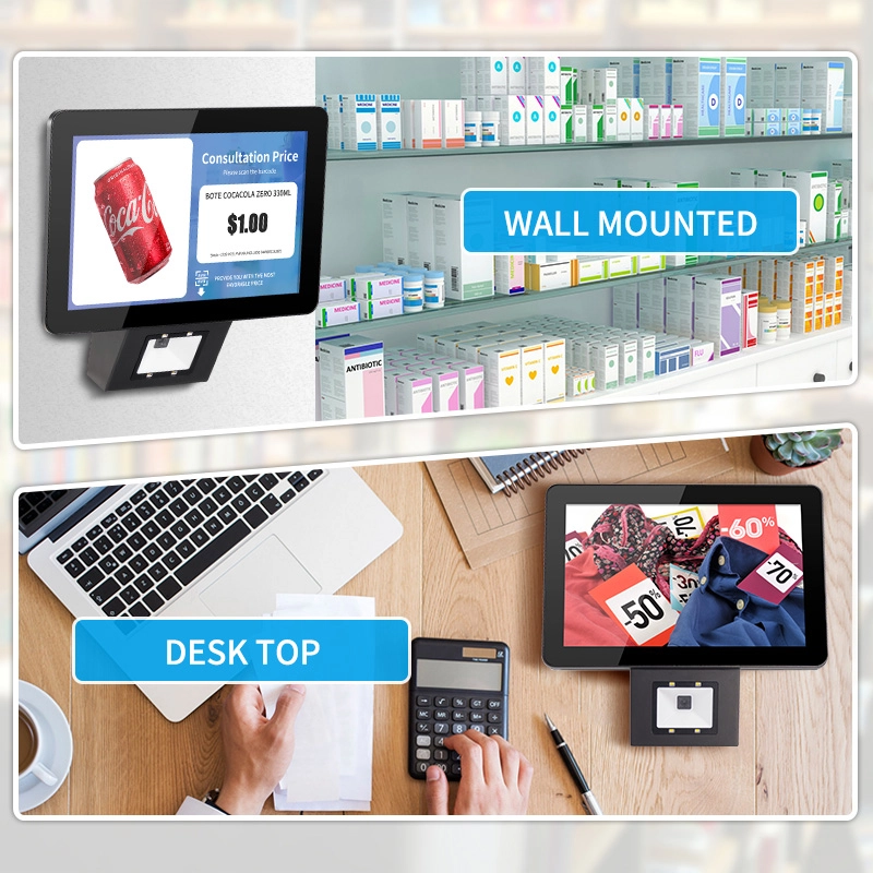 wallmount desktop price checker factory