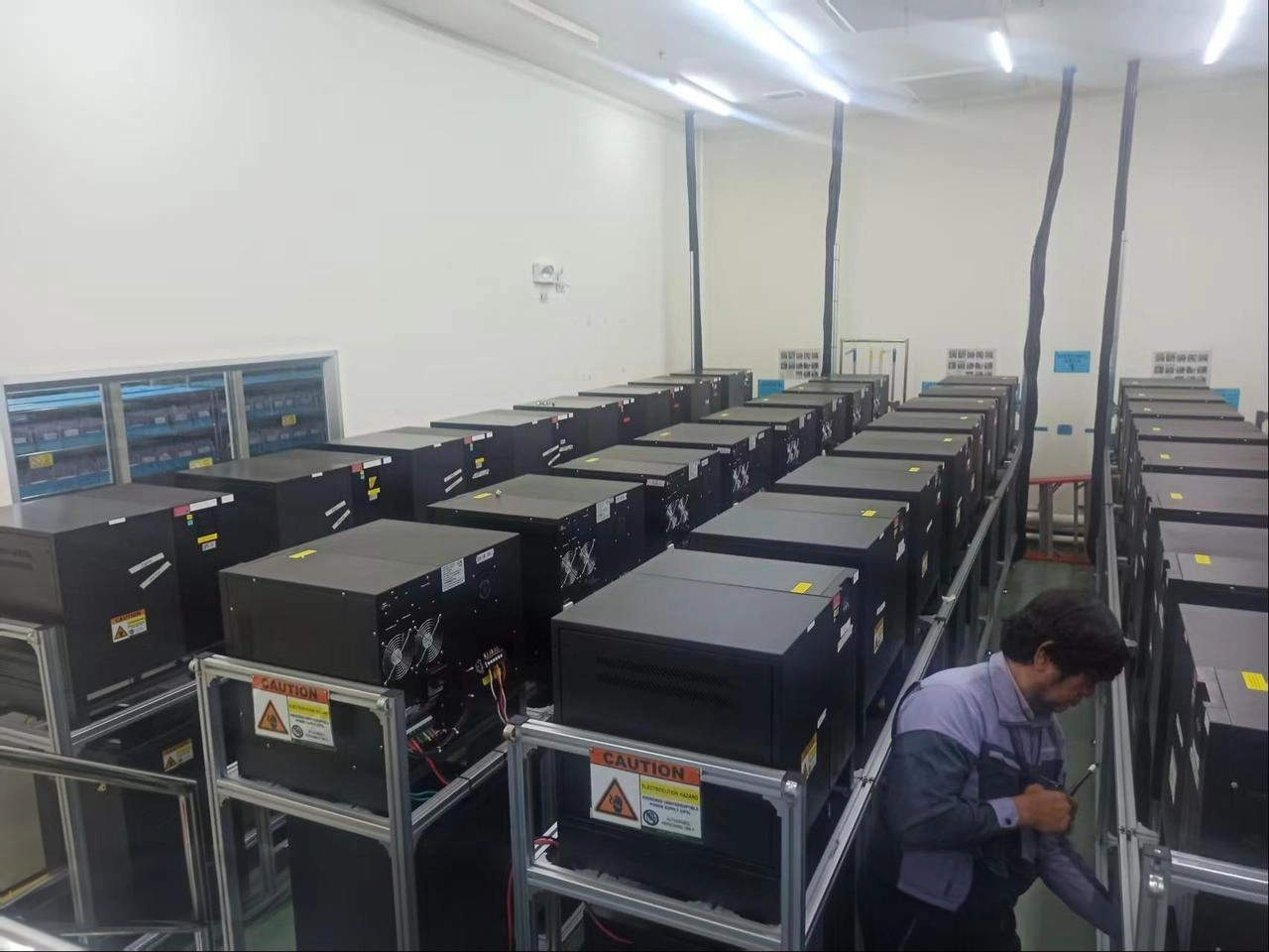 Philippine factory data center server room protected by ShanPu UPS - ShanPu