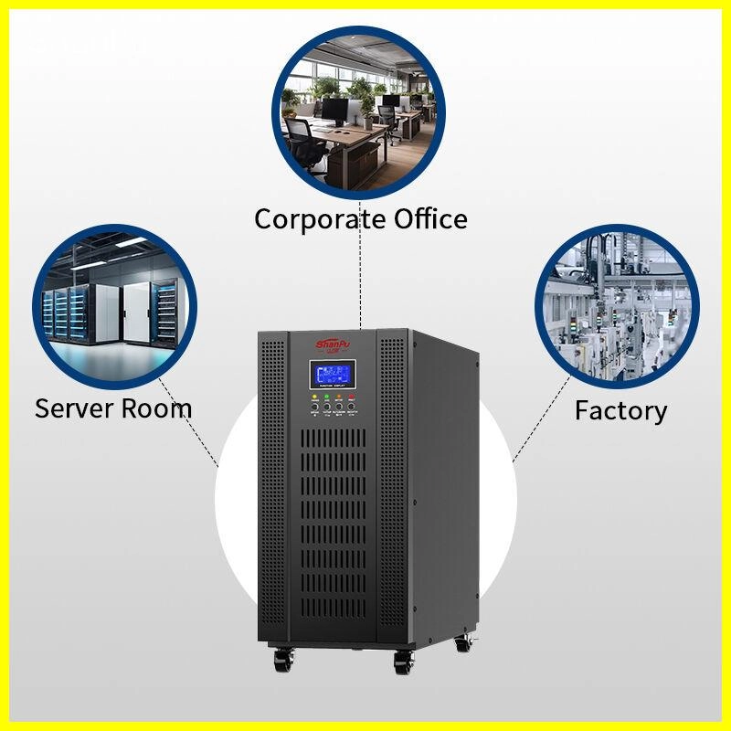 Three phase online 10KVA-200KVA application diagram - ShanPu