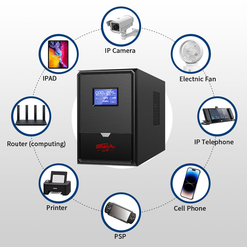 ShanPu AT500-3000VA standby offline UPS with surge protection for home use