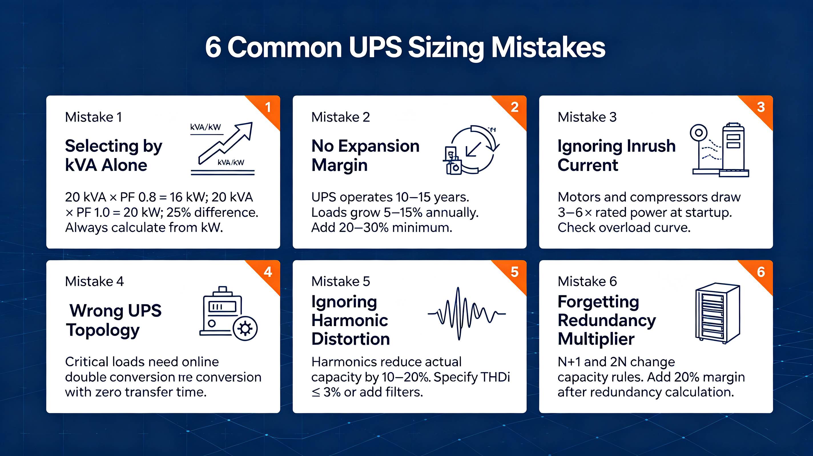 Common UPS selection errors