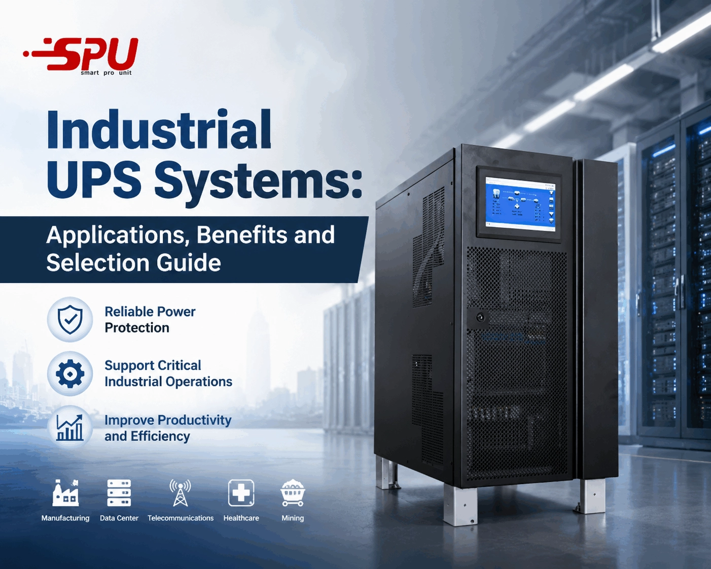 ShanPu industrial UPS system engineered for harsh factory environments - ShanPu