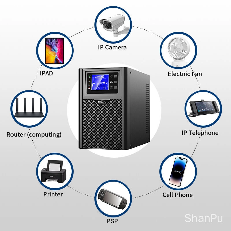 Lithium battery online UPS application diagram - ShanPu