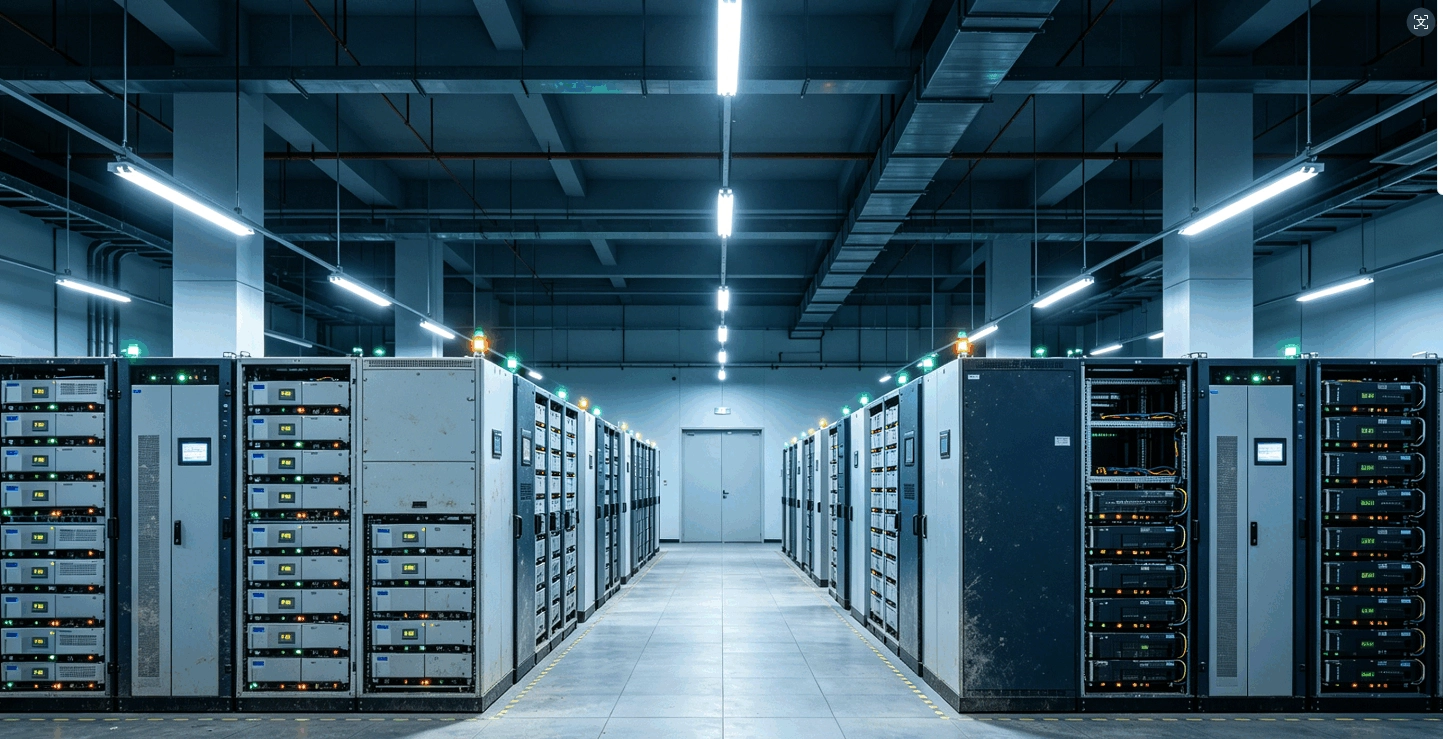 Server room with ShanPu UPS backup power - ShanPu