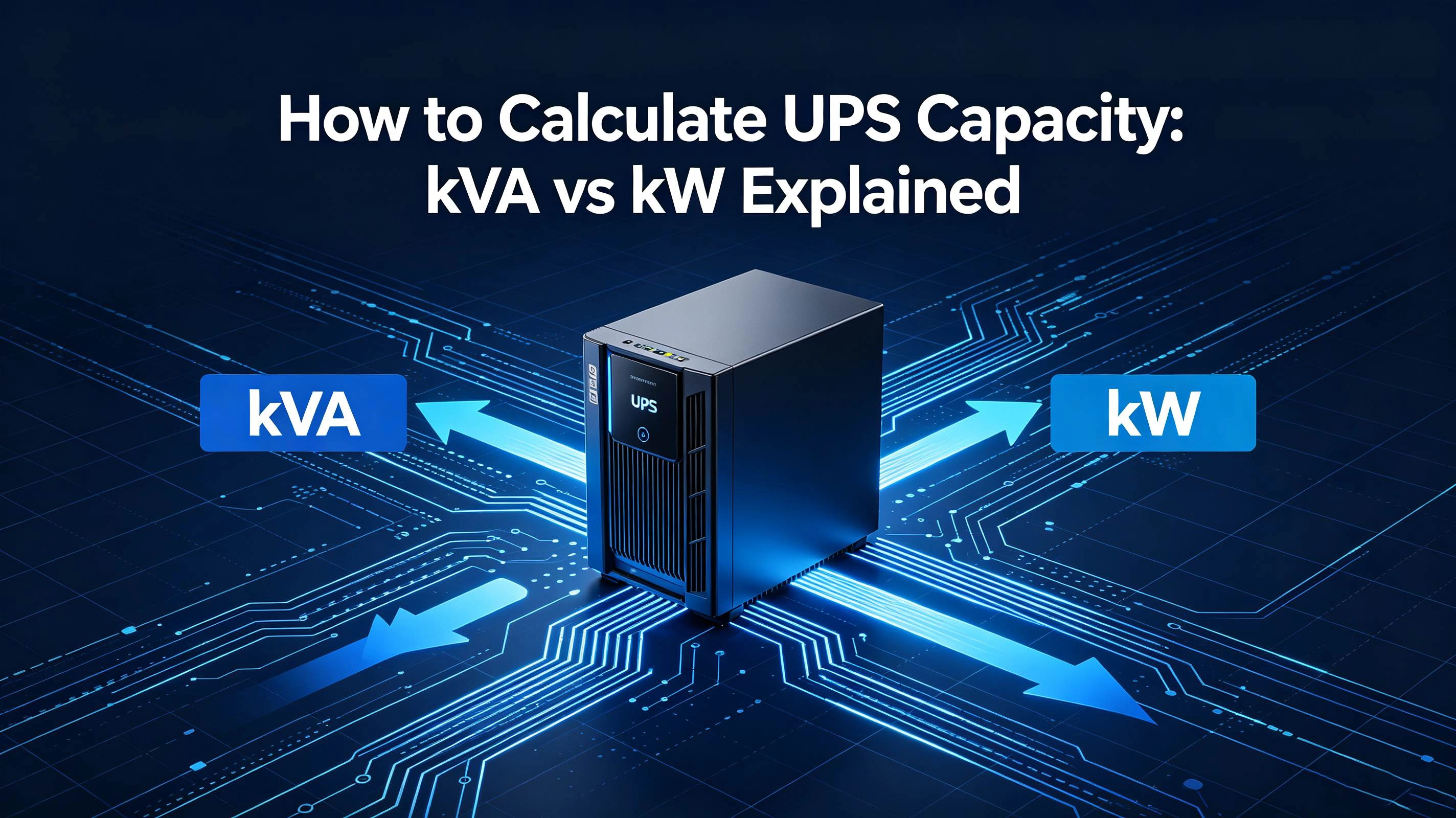 UPS capacity selection - ShanPu
