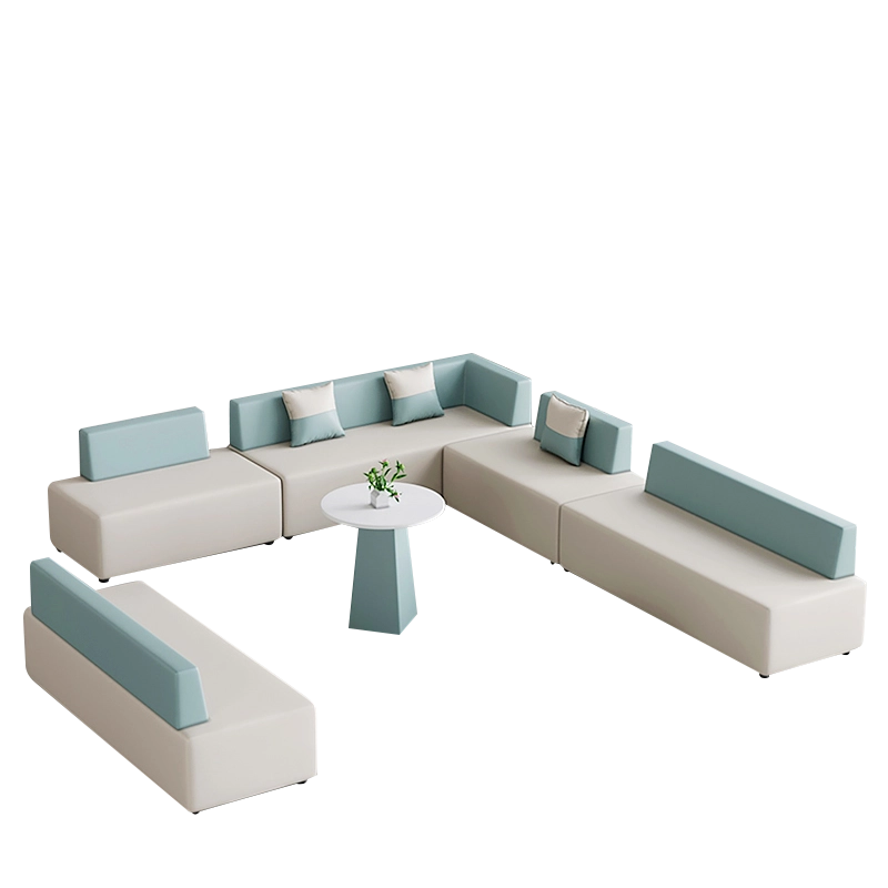 Luxury Fabric Modular Waiting Room Sofa – Procurement for Office, Library & Public Collaboration Zones - MEI YI