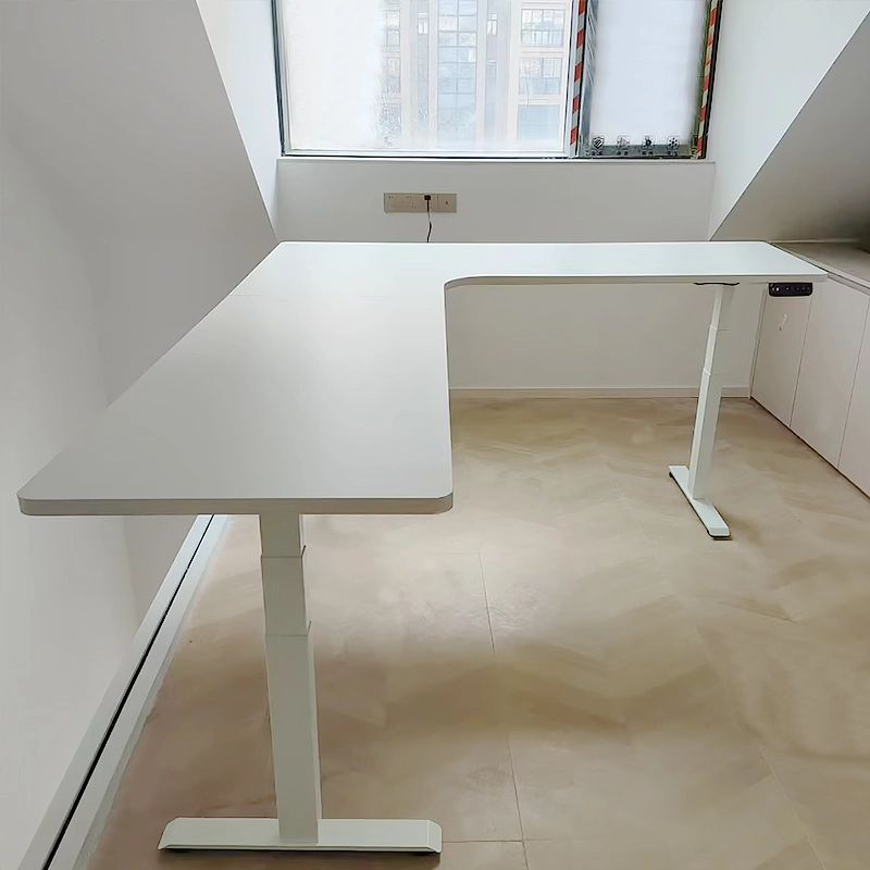 Modern L-Shaped Computer Desk for Home Office and Study - MEI YI