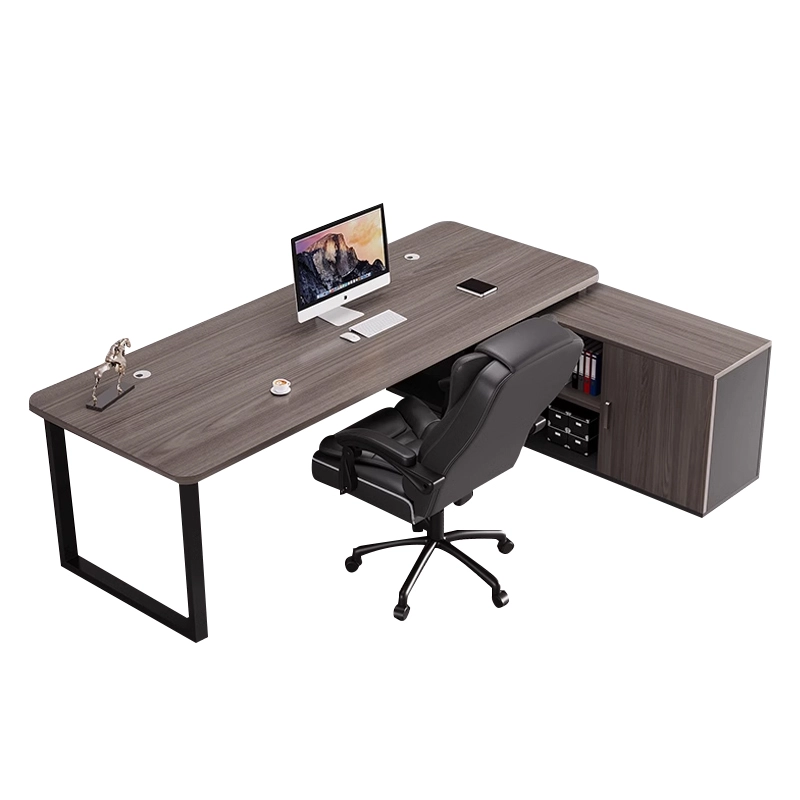 Modern Executive Office Desk Set with Ergonomic Chair - MEI YI