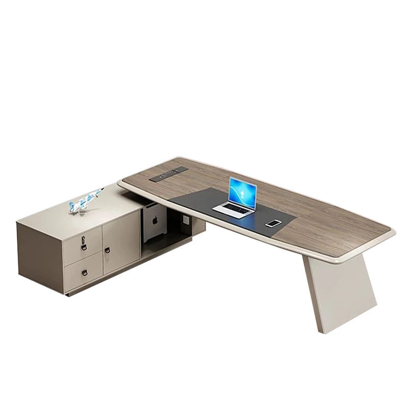 Factory Sales of High-quality Modern Design Office Furniture Executive boss Desk Wooden Desk - MEI YI