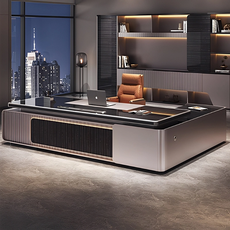 =Modern-executive-desk-new-design-CEO-wooden-table-high-grade-grey-top-modular-office-furniture - MEI YI Modern executive desk new design CEO wooden table high grade grey top modular office furniture - MEI YI