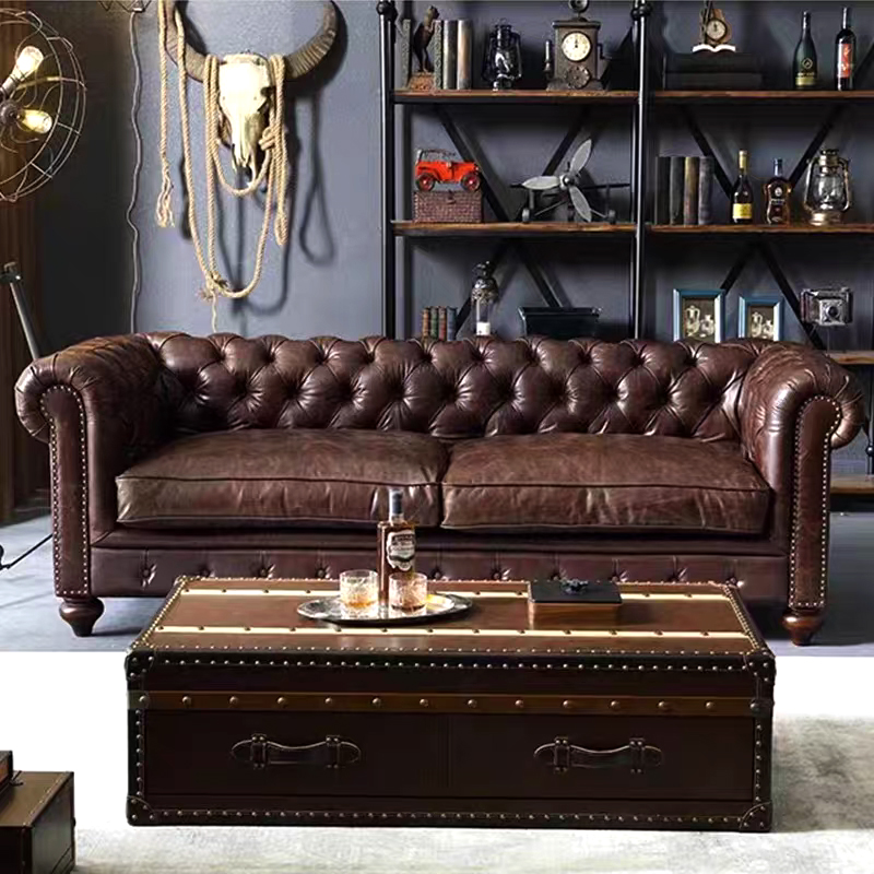 Modern Nordic Leather Sofa Set for Bars, KTVs, and Clubs