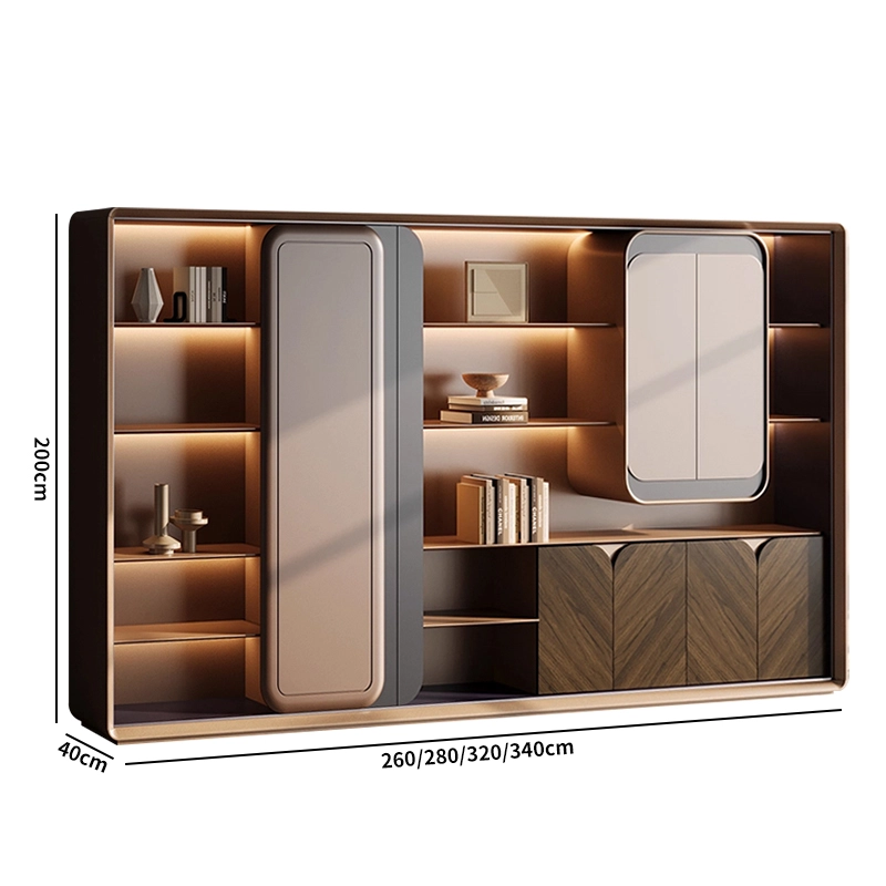 Bureau de direction moderne et luxueux avec rangement pour PDG - MEI YI