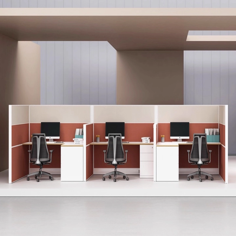 Escritorio modular moderno para equipos de 4 personas - MEI YI