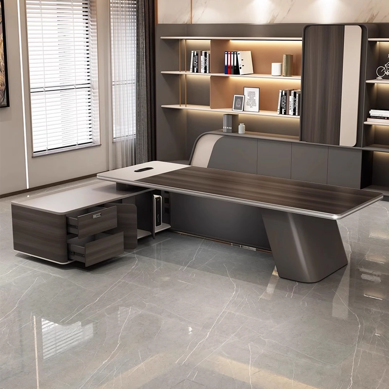 Luxury High-Quality Wooden Executive Desk for CEOs - MEI YI