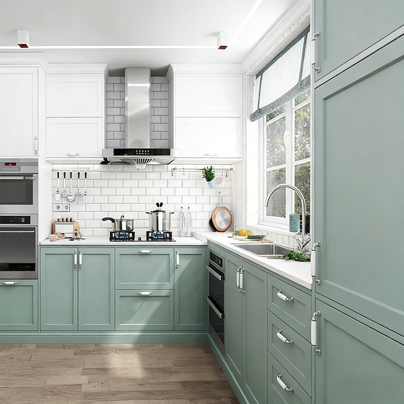 RTA Solid Wood Wall Kitchen Cabinet, Oak Grain Finish Storage for Modern Kitchens, OEM Manufacturer – MEI YI Furniture - MEI YI