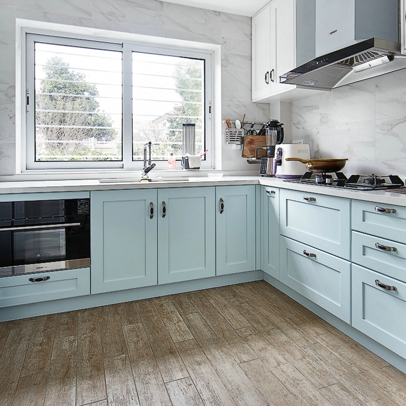 Wall Mounted Kitchen Cupboard, American Style Solid Wood RTA Cabinet, Project Manufacturer – MEI YI Furniture - MEI YI