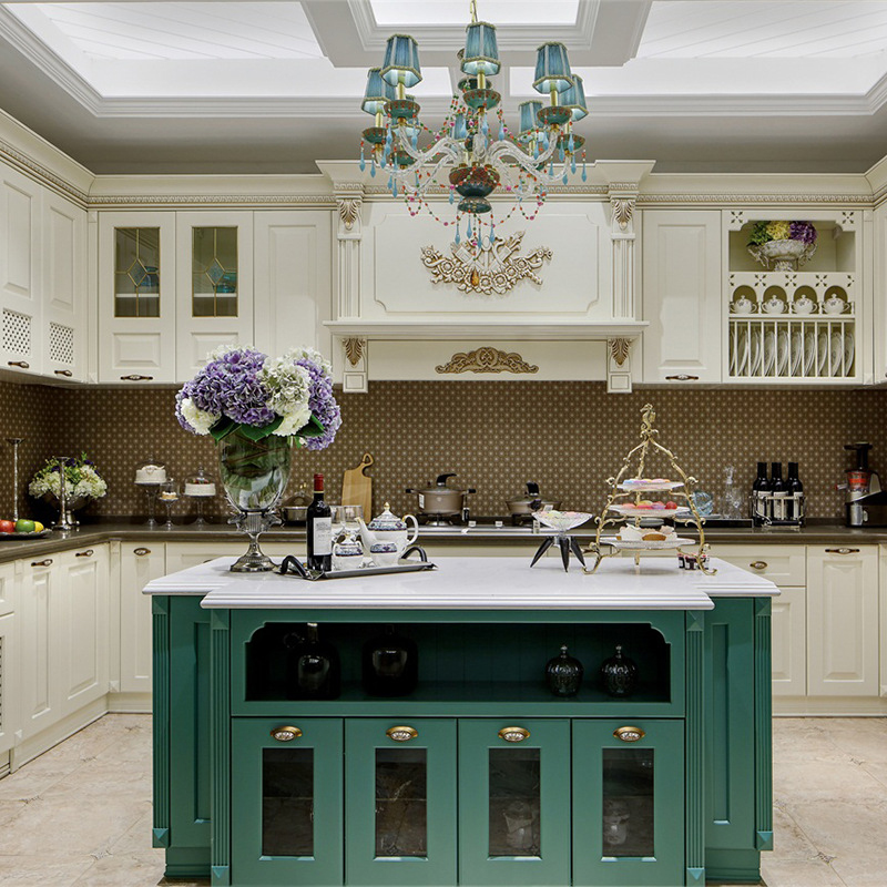 Gabinetes de cocina contemporáneos, gabinetes de madera personalizados con tecnología de bordes láser, fabricante OEM – Muebles MEI YI