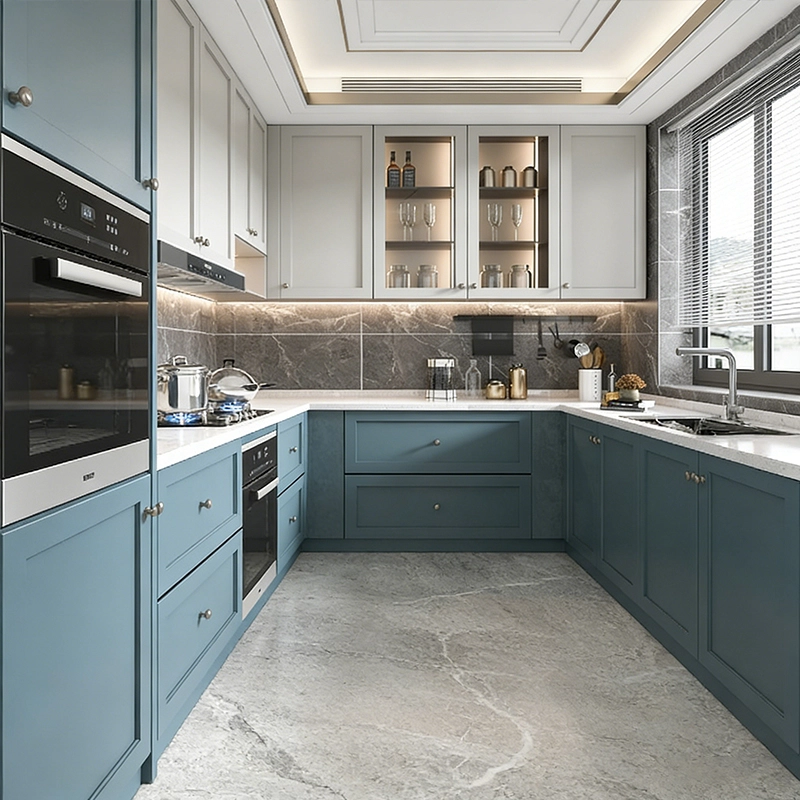 Whole-House Home Kitchen Furniture Modular Cabinet for Small Apartment Kitchen Area B2B Furniture Vendor MEIYI - MEI YI