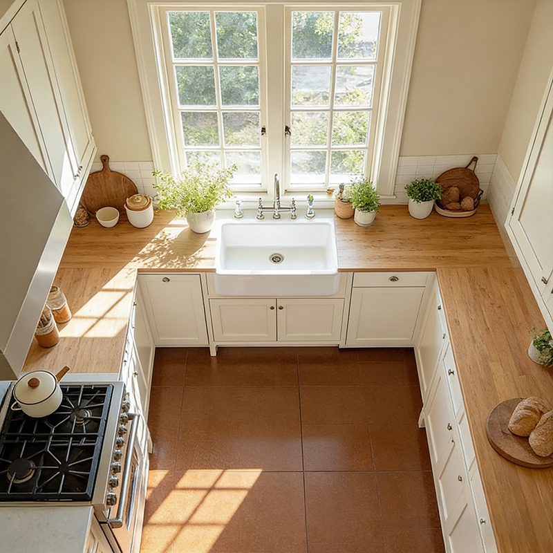 أثاث مطبخ منزلي فاخر، ديكورات أنيقة، مطابخ معيارية مطلية بالورنيش، خزائن مطبخ للشقق