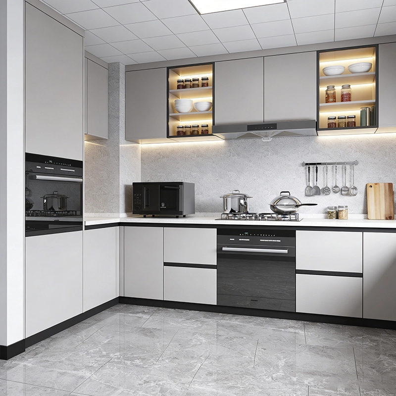Durable Luxury Kitchen Cabinets Custom Whole Kitchen for Apartment Kitchen Storage ODM Solution Provider MEIYI - MEI YI