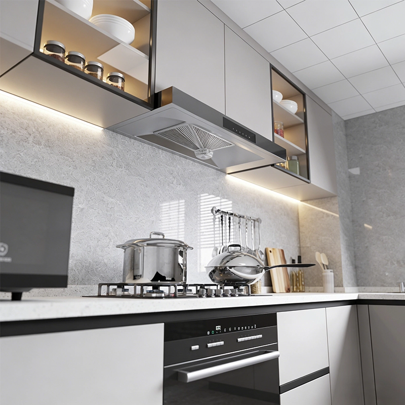 Durable Luxury Kitchen Cabinets Matching Countertops for Small Apartment Kitchen Area Project Contractor MEIYI - MEI YI