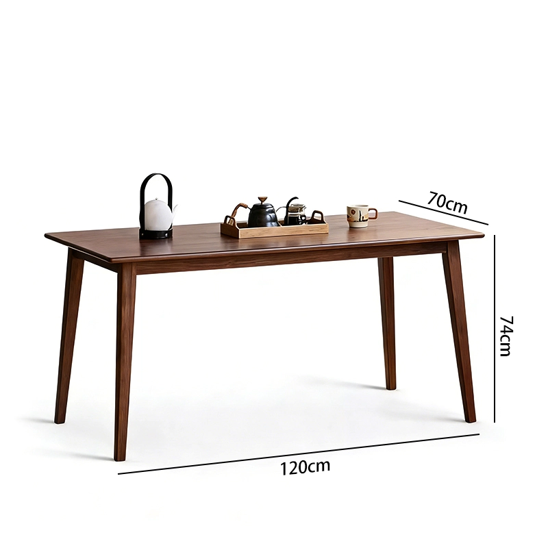 Modern Wooden Dining Table Set, Oak Walnut Finish Dining Room Furniture, OEM/ODM Supplier – MEI YI Furniture - MEI YI