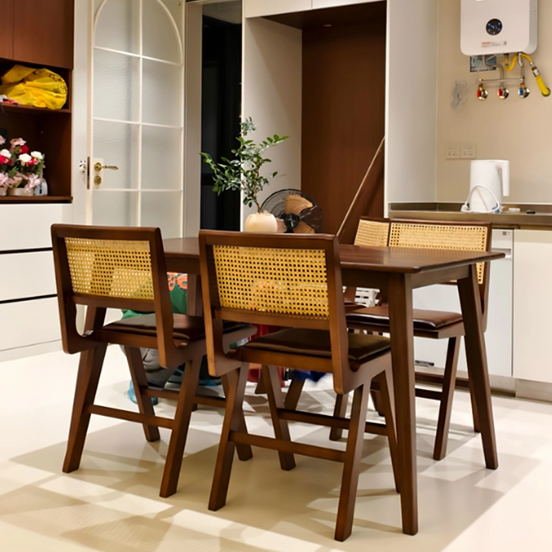 Premium Dining Table Set, Oak and Walnut Solid Wood Furniture for Homes, OEM Producer – MEI YI Furniture - MEI YI