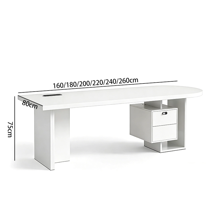Premium Executive Office Desk, Modern Cream Stone Surface Table, OEM/ODM Supplier – MEI YI Furniture - MEI YI