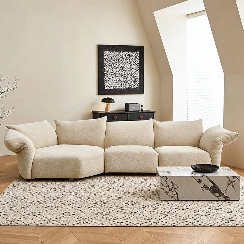 High-End Lounge Sofa, Plush Backrest Cloud Couch for Interior Projects, Contract Furniture Factory – MEI YI Furniture - MEI YI