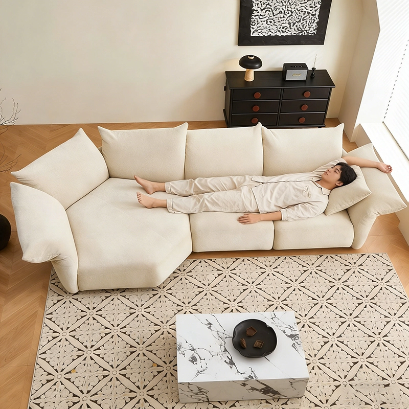 Soft Upholstered Cloud Sofa, Comfortable Living Room Furniture, OEM Producer – MEI YI Furniture - MEI YI