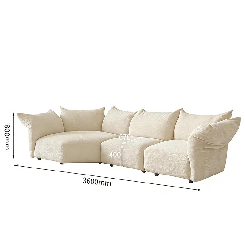 1094 (7)Residential Sofa Manufacturer, Minimalist Cloud Fabric Couch for Living Rooms, ODM Manufacturer – MEI YI Furniture - MEI YI