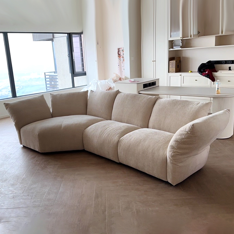 Luxury Living Room Sofa, Minimalist Cloud Design with Plush Back Support, Furniture Manufacturer &ndash; MEI YI Furniture
