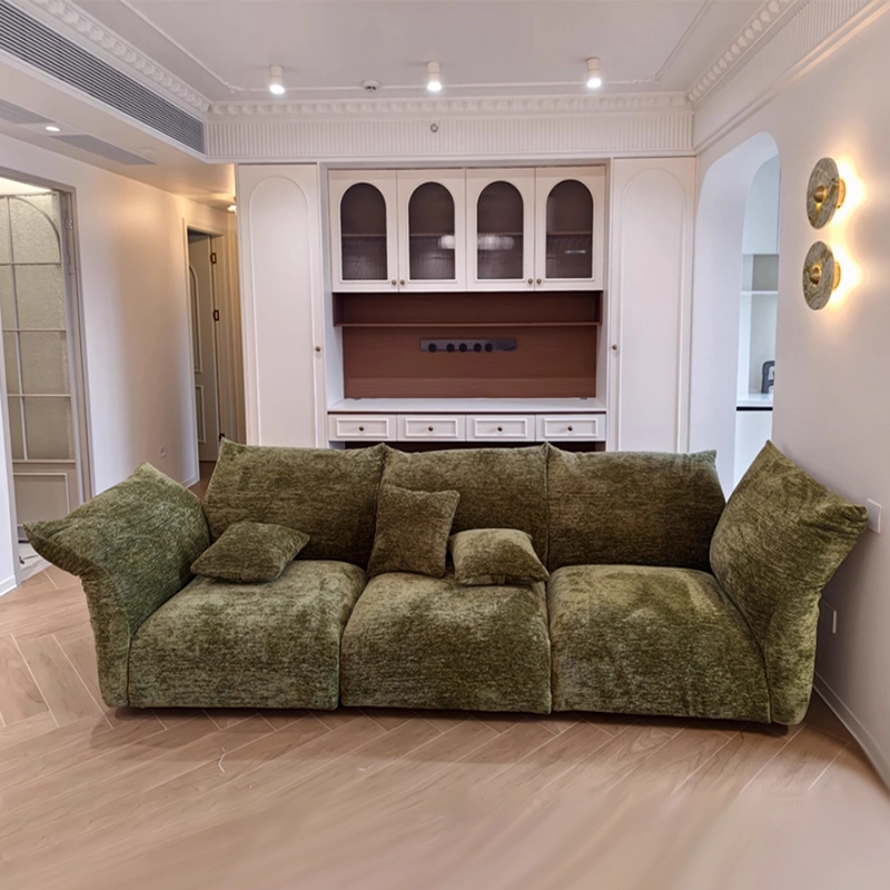 Modern Cloud Sofa, Soft Cushion Lounge Couch for Residential Living Spaces, ODM Factory – MEI YI Furniture - MEI YI