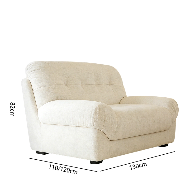 Contemporary Velvet Sofa, French Modern Cloud Sectional for Apartments and Villas, Project Manufacturer – MEI YI Furniture - MEI YI