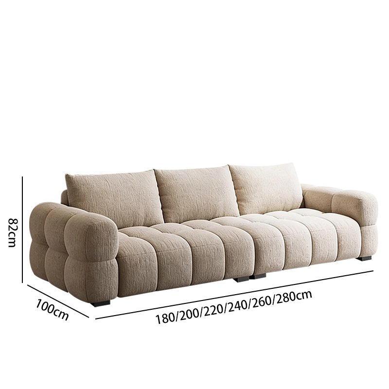 Comfortable Fabric Sofa Collection, Modern Cream Upholstery for Living Spaces, OEM Producer – MEI YI Furniture - MEI YI
