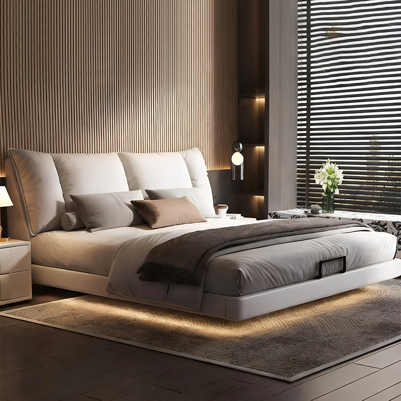 Luxury Bedroom Suite, Modern Upholstered Bed Furniture System, OEM/ODM Supplier – MEI YI Furniture - MEI YI